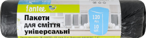 Пакеты для мусора универсальные 120л Fantee 10шт