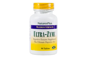 Добавка диетическая таблетки Ultra-Zyme NaturesPlus 90шт