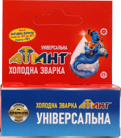 Суперклей Холодна зварка епоксидний універсальний 25г Атлант