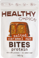 Конфета в черном шоколаде Salted caramel nut Protein bites Healthy Choice д/п 145г