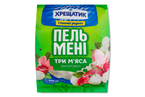Пельмені Три м'яса Хрещатик м/у 800г