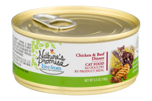 Nature's Promise Cat Food Chicken & Beef Dinner