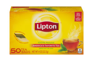 Lipton Tea Bags - 50 CT