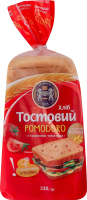 Хліб нарізний тостовий з сушеними томатами Помодоро Кулиничі м/у 330г
