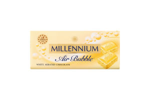 Шоколад белый пористый Millennium м/у 85г