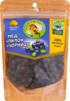 Драже Мед-пилок-чорниця Цілюща Бджілка д/п 150г