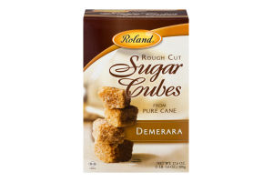 Roland Rough Cut Sugar Cubes Demerara