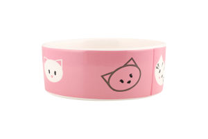 Миска д/котів Мімі 300мл кераміка 12см Тріксі