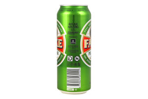 Пиво Faxe Pilsner світле фільтроване з/б