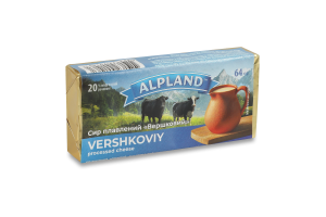 Сир плавлений 20% Вершковий Alpland м/у 64г
