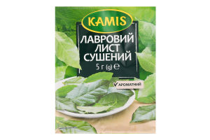 Лист лавровий сушений Kamis м/у 5г