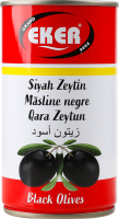 Оливки Eker Olives 400мл чорні цілі з/б И003 (Туреччина)