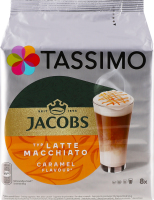 Набор для приготовления горячего кофейного напитка Сaramel Latte Macchiato Tassimo Jacobs м/у 268г