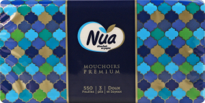 Серветки паперові Nua 3-шарові