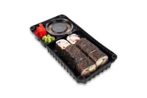 СУШІ -РОЛ З КРАБ ПАЛИЧКАМИ 250Г TO GO