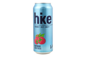 Пиво специальное 0.5л 4.6% пастеризованное Малина Hike ж/б