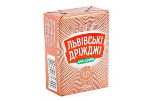 Дрожжи хлебопекарские пресованные для здобных изделий Премиум Львівські дріжджі м/у 100г