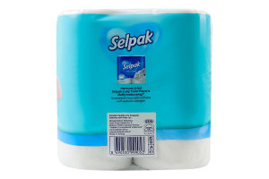 Папір туалетний 2-х шаровий Comfort Selpak 12шт