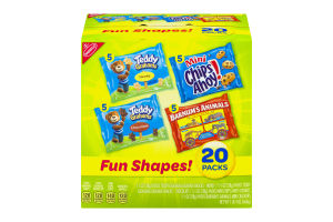 Nabisco Fun Shapes Variety Pack - 20 CT