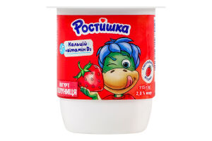 Йогурт 2% Клубника Ростишка ст 115г