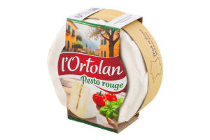 Сир м'який L'Ortolan з червоним песто 29% 135г Milleret