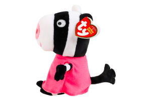 Іграшка м'яка для дітей від 3років 15см №46174 Зоє Зебра Peppa pig Beanie Babies TY 1шт