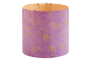 Форма для выпекания для изделий из теста бумажная 90х85мм Пастель ТОВ РКСП 1шт