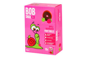 Цукерки фруктові натуральні Яблуко-малина Roll Bob Snail к/у 10х10г