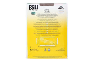 Колготки жіночі Esli Viva №8С-64СПЕ 40den 3-M visone