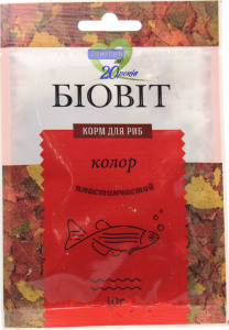 Корм для риб пластинчастий Колор Біовіт Природа м/у 10г