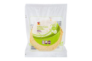 Ahold Yellow Corn Tortilla Fajita Size Small - 24 CT