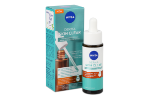 Сыворотка для восстановления водного баланса и чистой кожи Derma Skin Clear Nivea 30мл