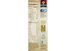 Quaker High Fiber Instant Oatmeal Cinnamon Swirl - 8 CT