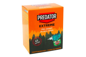 Електрофумігатор від комарів Extreme Pro-Захист+Рідина 45ночей 30мл Predator