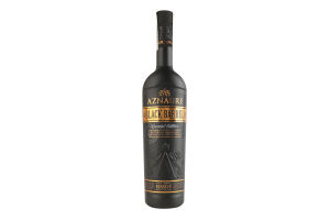 Бренди 0.5л 40% виноградный выдержанный Reserve Black Barrel Aznauri бут