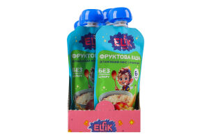 Каша фруктовая для детей от 6мес гомогенизированная стерилизованная Витаминный микс-мультизлак Elfik Magic д/п 110г
