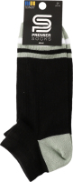 Шкарпетки чоловічі в рубчик занижені р.25-29 559J Premier Socks