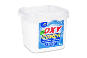 Пральний порошок Оксі павер кисневий 1кг відро Фокс