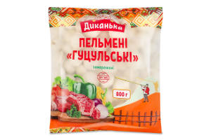 Пельмені заморожені м'ясорослинні Гуцульські Диканька м/у 800г