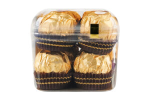 Цукерки вафельні покриті молочним шоколадом та подрібненими лісовими горіхами з начинкою Ferrero Rocher п/у 200г