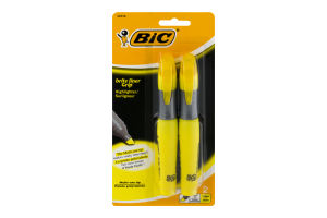 Bic Brite Liner Grip Multi-Use Tip Highlighter - 2 CT