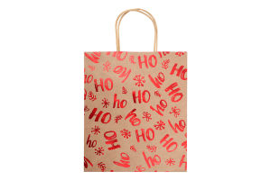 Пакет подарунковий новорічний 31*25*12см KYYW211