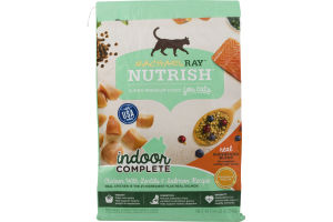 Rachael Ray Nutrish Super Premium Food For Cats Indoor Complete Chicken With Lentils & Salmon Recipe