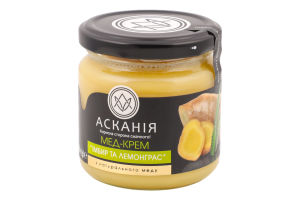 Крем-мед Имбирь и лемонграсс Асканія с/б 250г