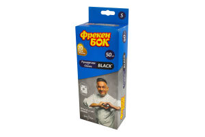 Рукавички латексні S Black Фрекен Бок 50шт