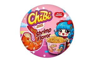 Лапша быстрого приготовления со вкусом том ям с креветками ChiBi ст 85г