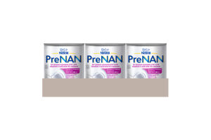 Смесь сухая для питания недоношенных детей и детей родившихся с малой массой тела при рождении Pre NAN ж/б 400г