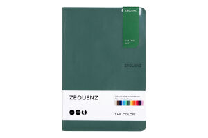 Блокнот Zequenz А5 зелений 100арк 1005461