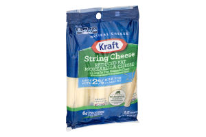 Kraft Reduced Fat String Cheese Mozzarella - 12 CT