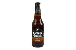 Пиво 0.25л 0% безалкогольное темное Tostada Estrella Galicia бут